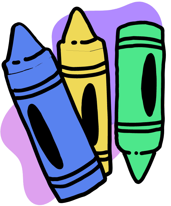 crayons graphic
