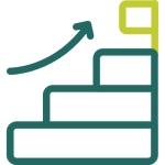 Icon for shwoing progress level wise