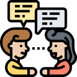 icon for one on one chat